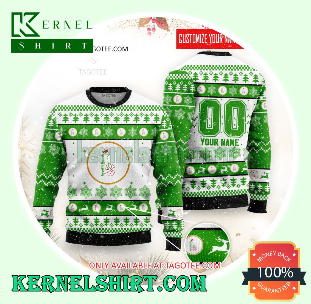 Royal IV Brussels Club Logo Xmas Knit Sweaters