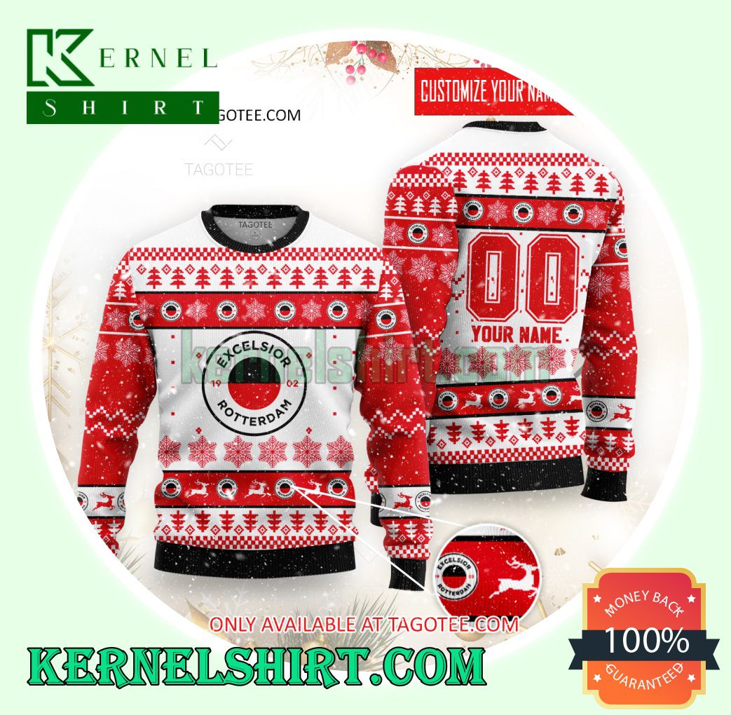SBV Excelsior Logo Xmas Knit Sweaters