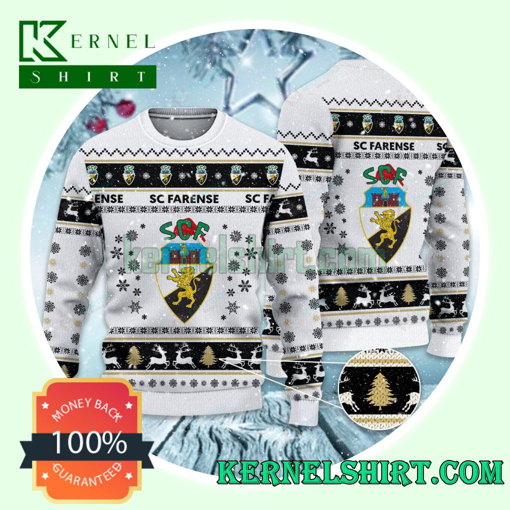 SC Farense Club Snowflake Xmas Knit Sweaters