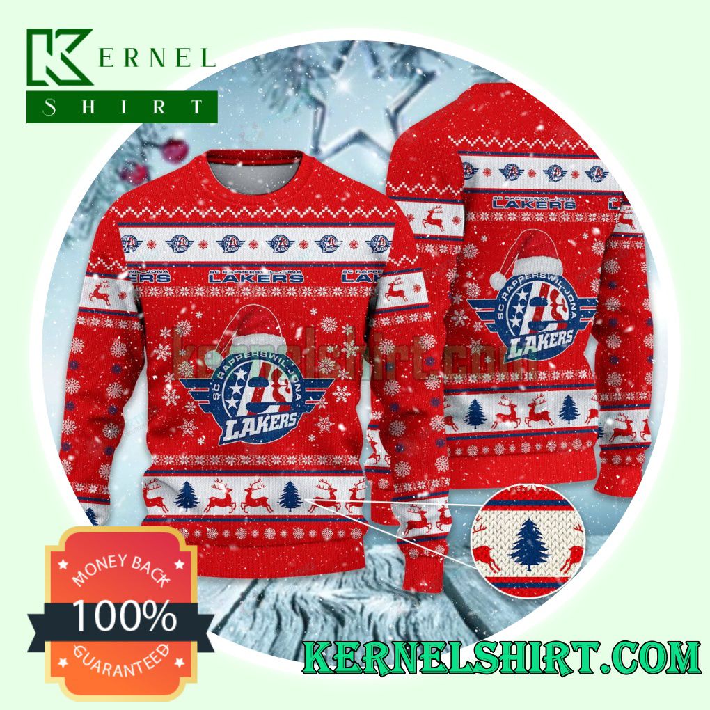 SC Rapperswil-Jona Lakers Club Snowflake Xmas Knit Sweaters