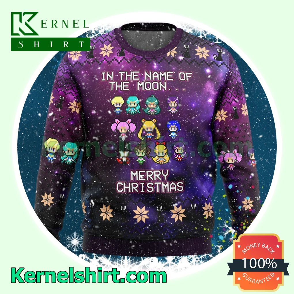 Sailor Moon Chibi Knitted Christmas Jumper