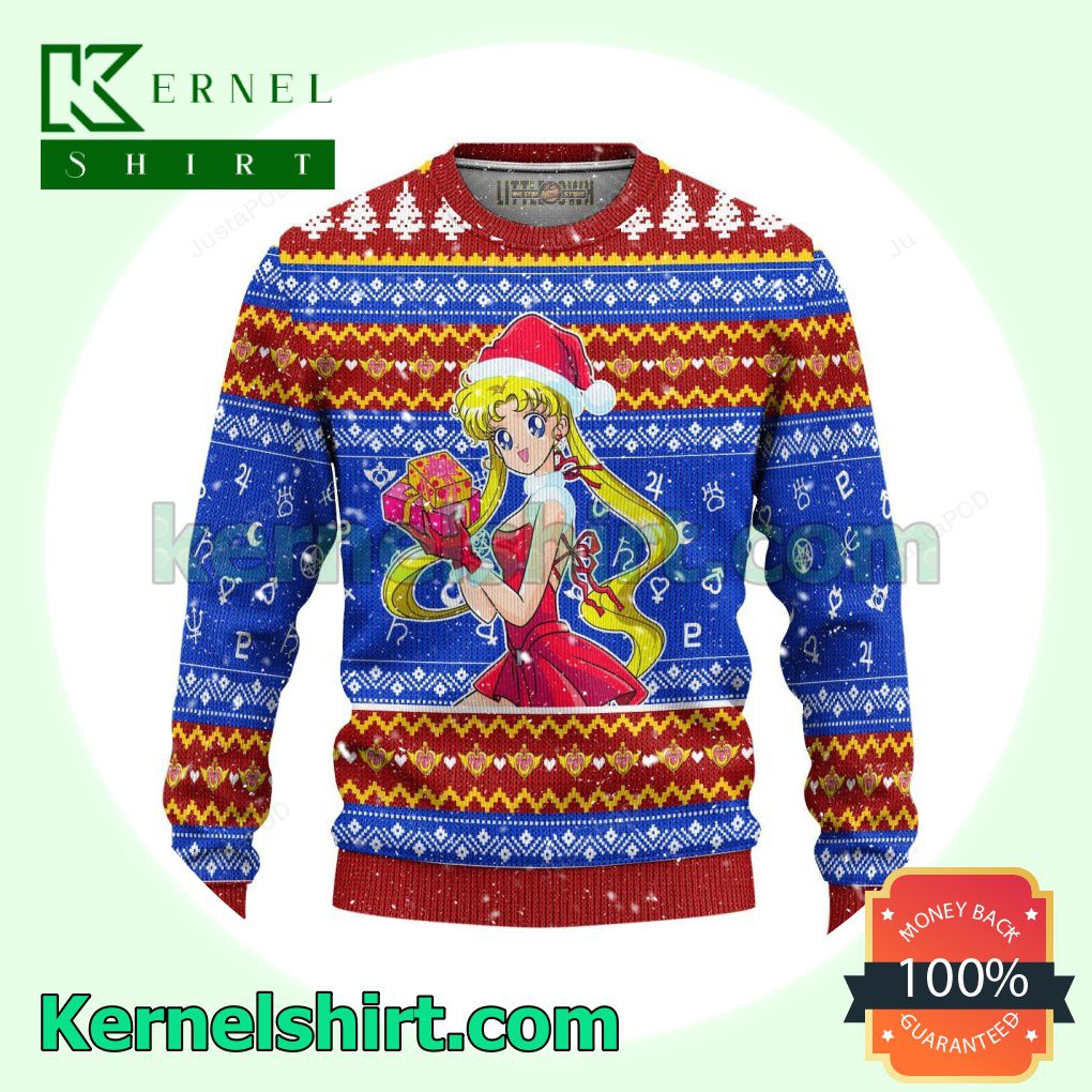 Sailor Moon Manga Anime Xmas Christmas Sweatshirts