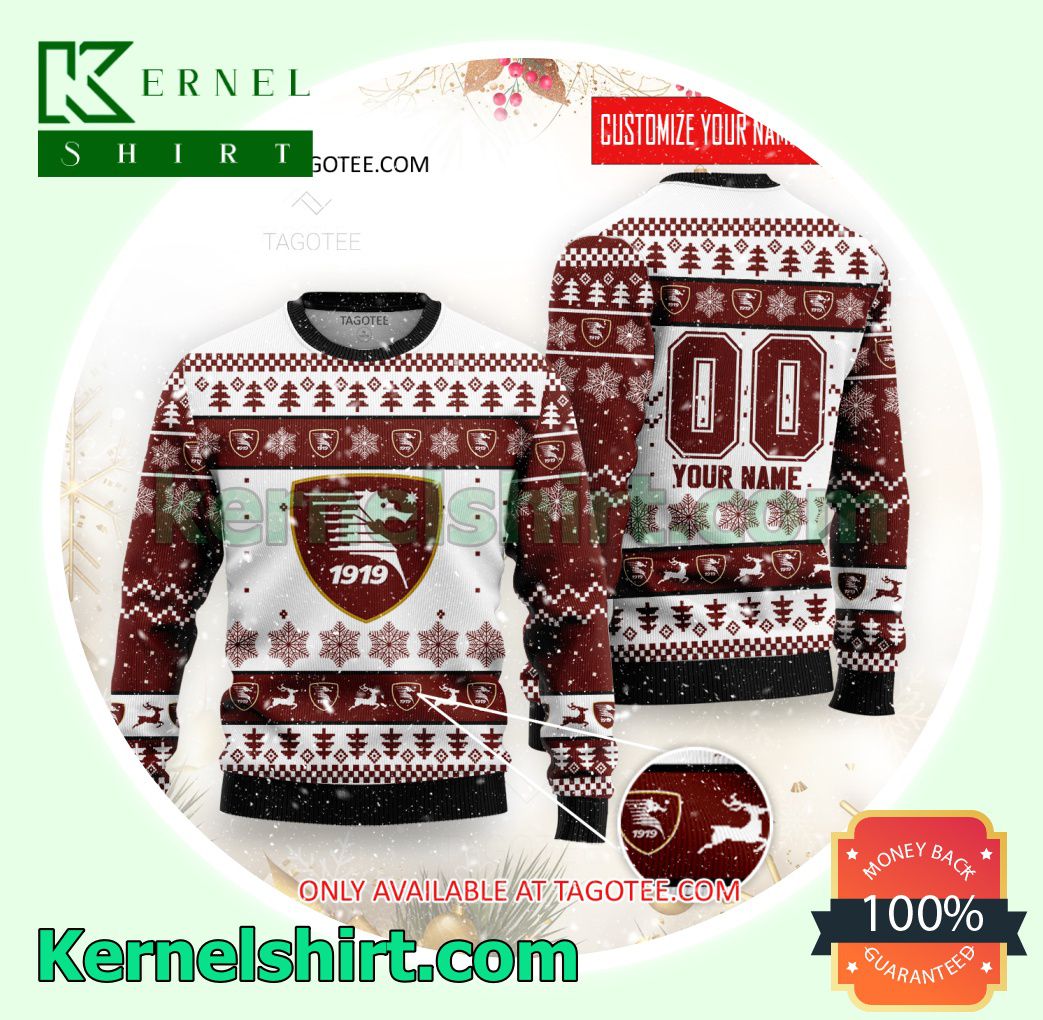 Salernitana Logo Xmas Knit Sweaters