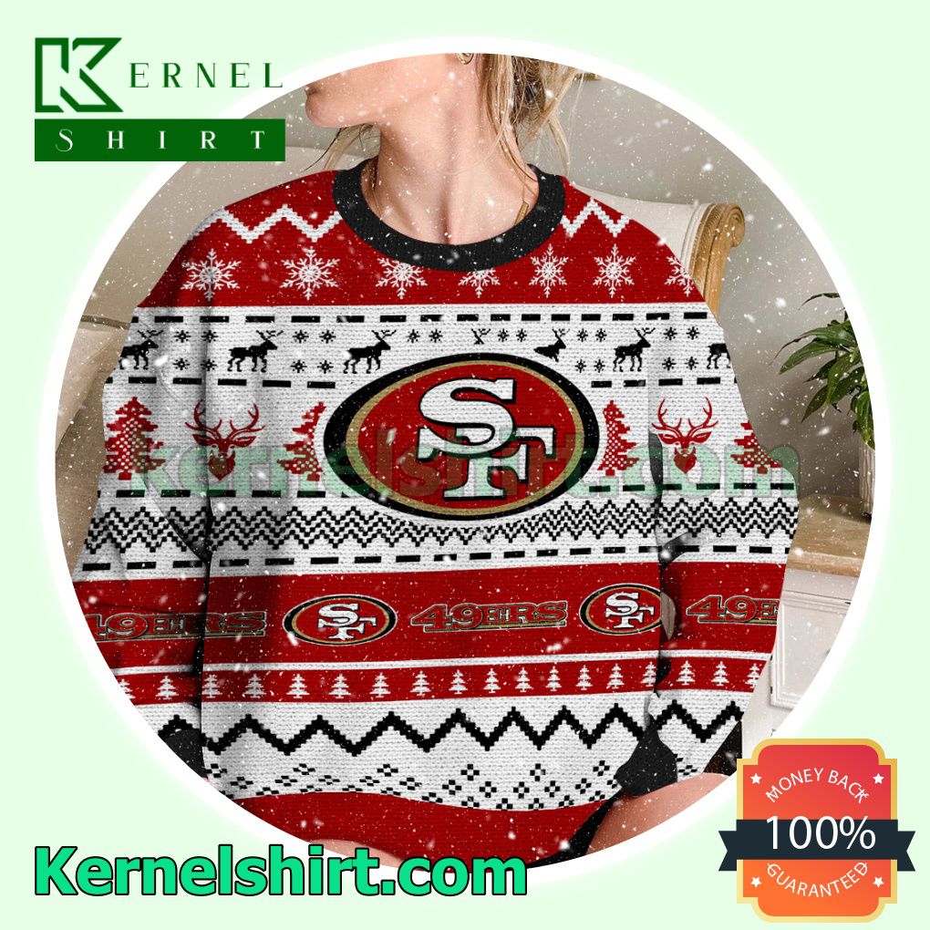 Merry Funny San Francisco 49ers Ugly Christmas Sweater