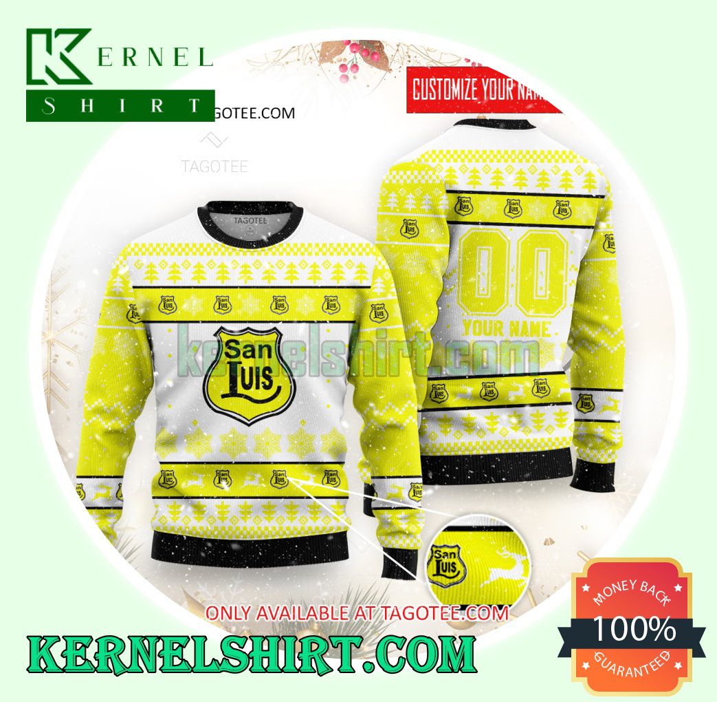 San Luis de Quillota Logo Xmas Knit Sweaters