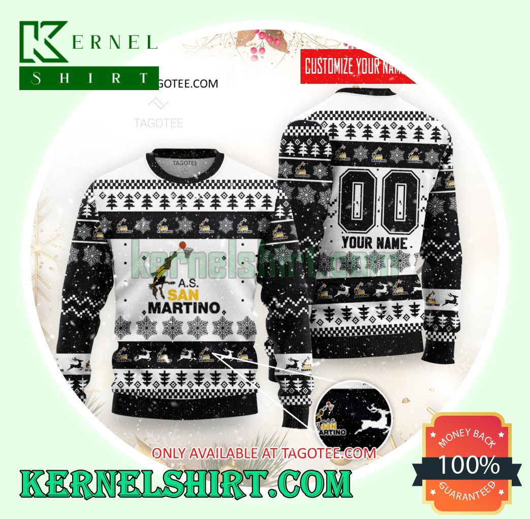 San Martino Women Basketball Xmas Knit Sweaters