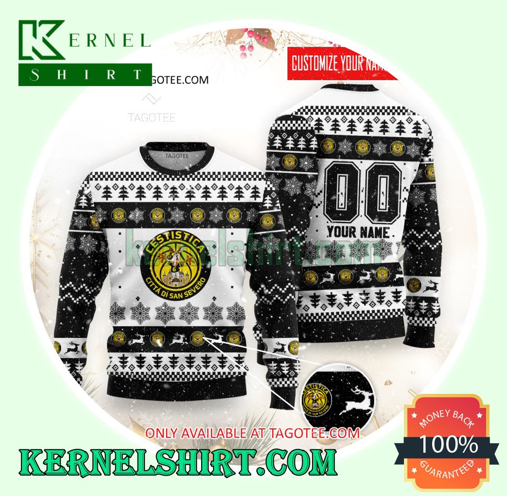 San Severo Basketball Xmas Knit Sweaters