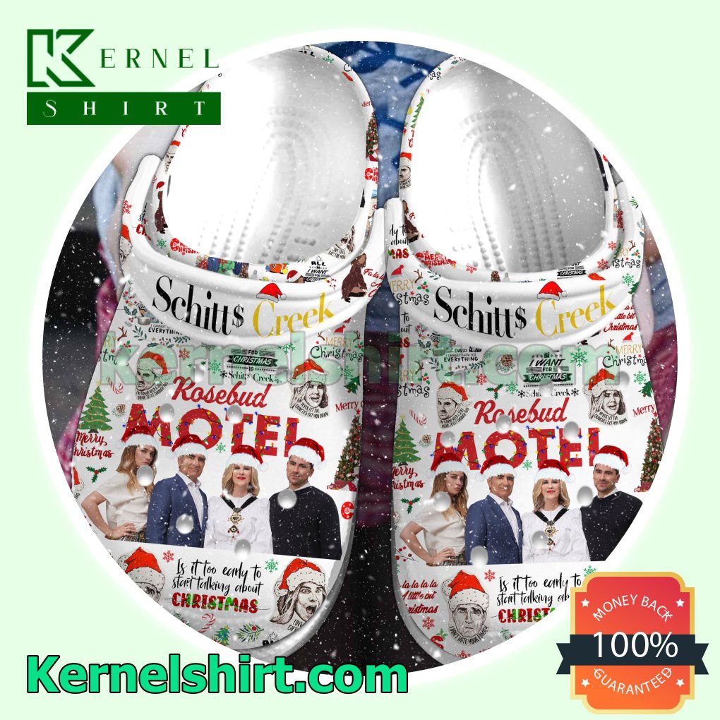 Schitt's Creek Rosebud Motel Christmas Clogs Slippers Sandals