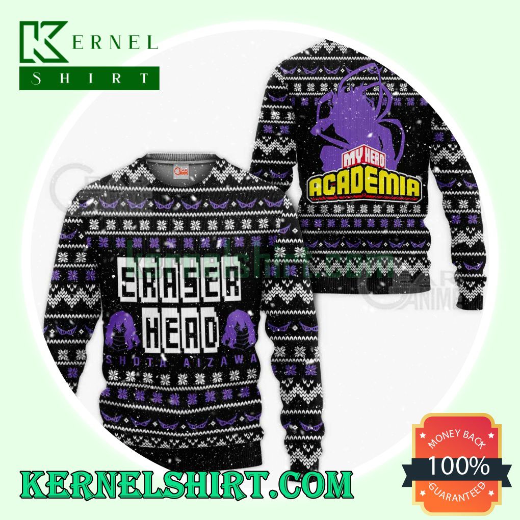 Shota Aizawa Eraser Head My Hero Academia Knitting Christmas Sweatshirts