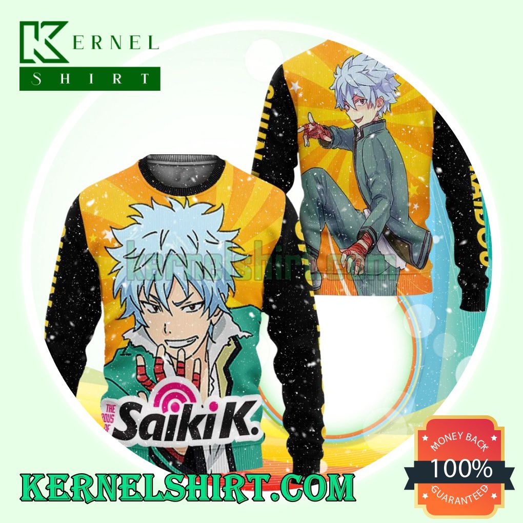 Shun Kaidou The Disastrous Life Of Saiki K. Anime Christmas Sweatshirts