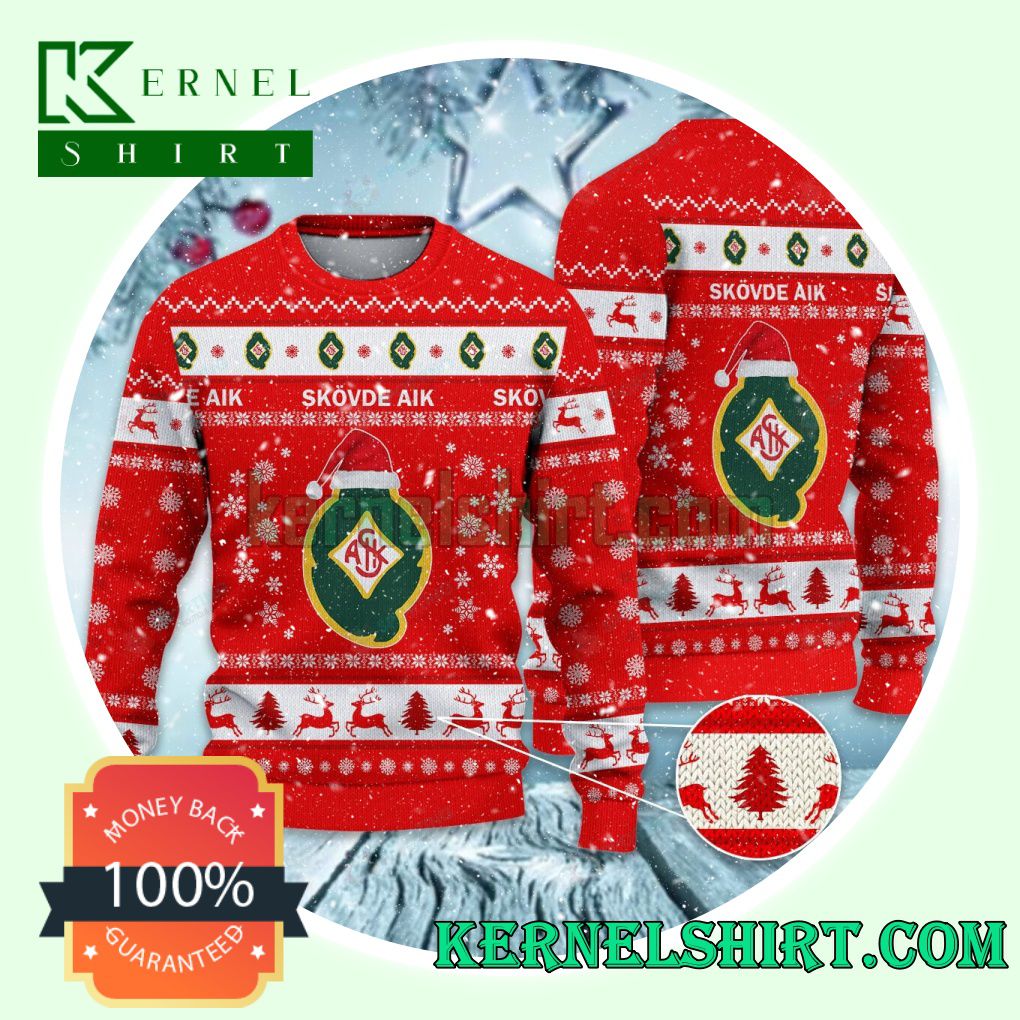 Skövde AIK Club Snowflake Xmas Knit Sweaters