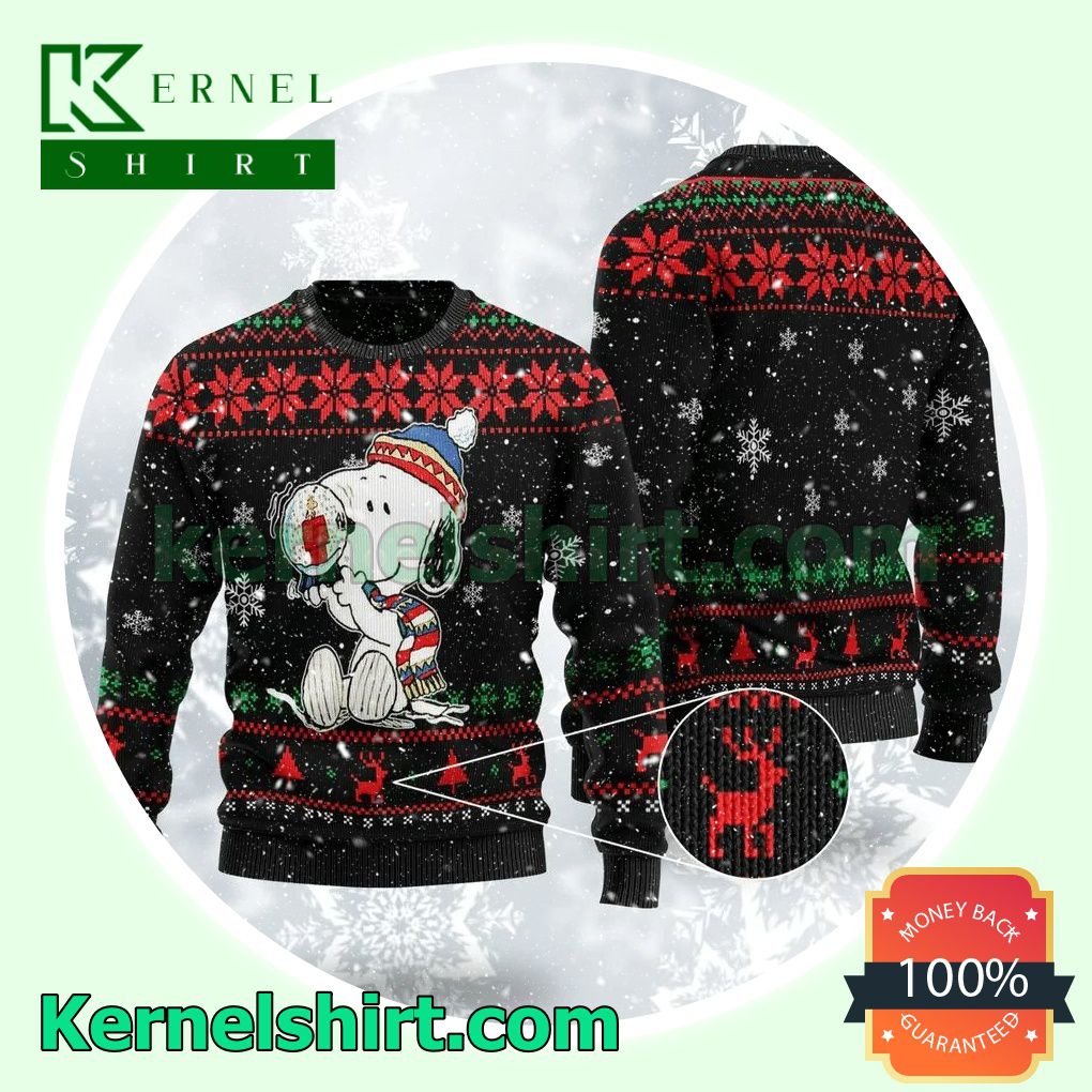 Snoopy Snowflake Xmas Knitted Sweaters