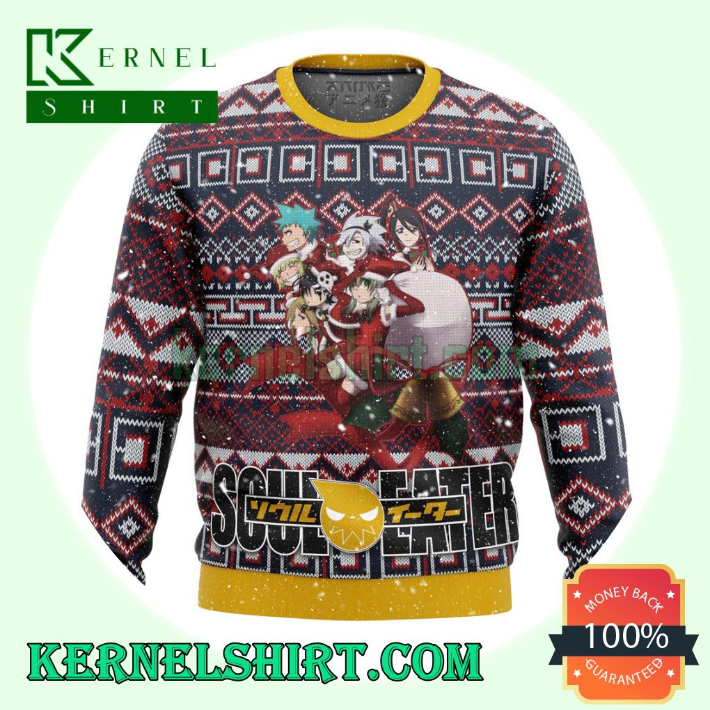 Soul Eater Alt Premium Manga Anime Knitting Christmas Sweatshirts