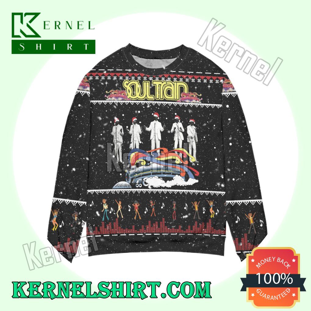 Soul Train Snowflake Knitted Christmas Sweatshirts