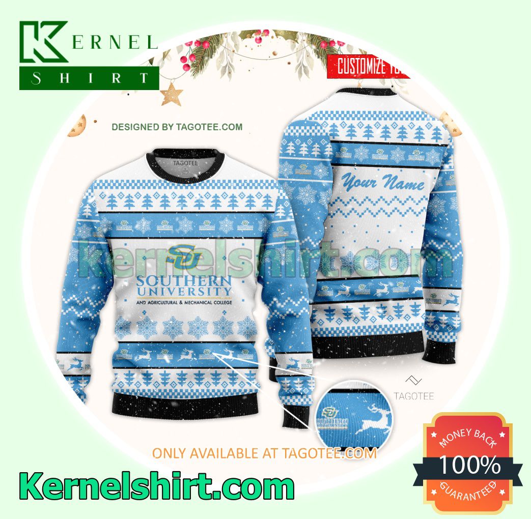 Southern University Logo Xmas Knit Jumper Sweaters