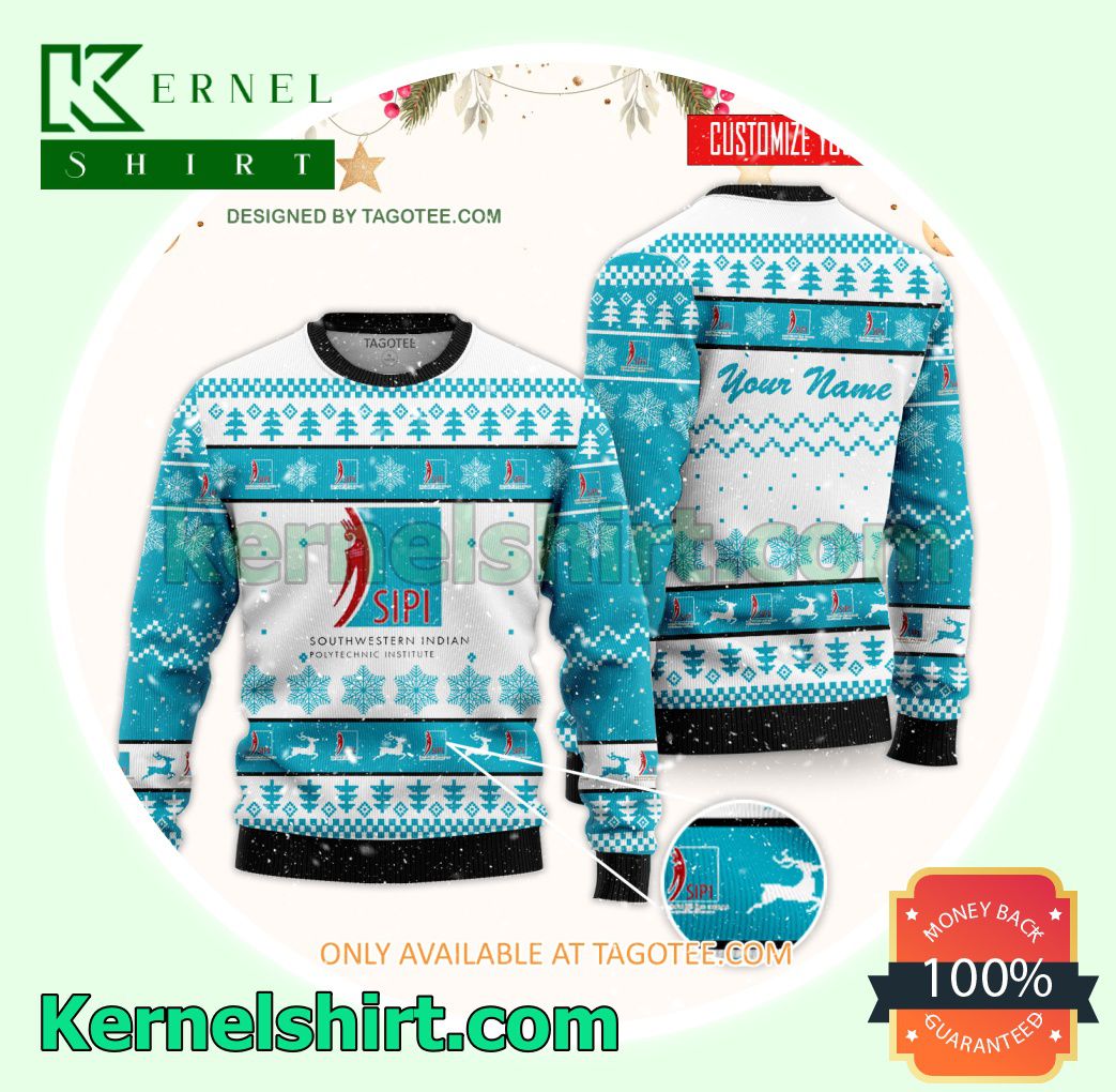Southwestern Indian Polytechnic Institute Logo Xmas Knit Jumper Sweaters