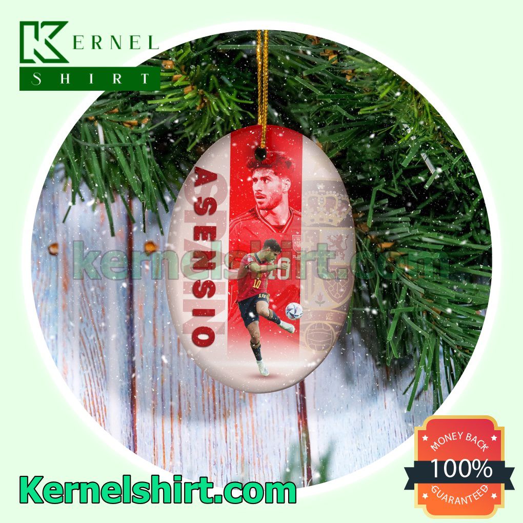 Spain - Marco Asensio Fan Holiday Ornaments