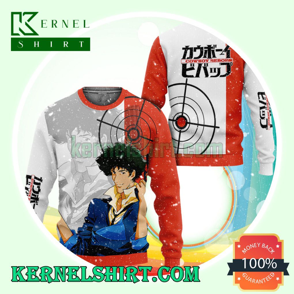 Spike Spiegel Cowboy Bebop Anime Christmas Sweatshirts