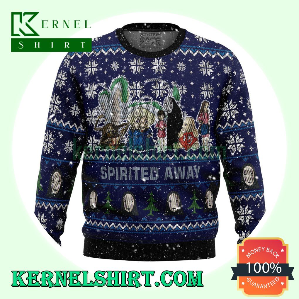 Spirited Away Characters Knitting Christmas Sweatshirts