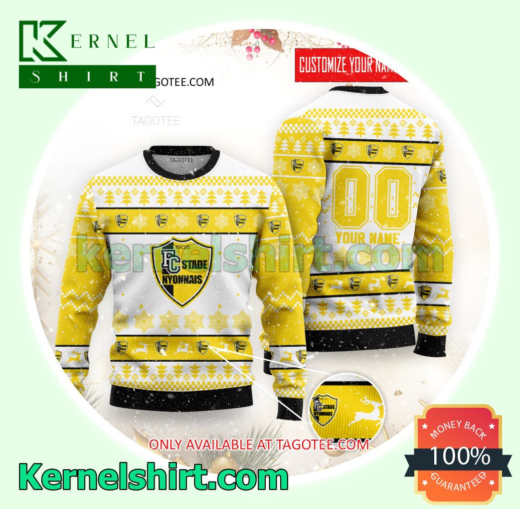 Stade Nyonnais Logo Xmas Knit Sweaters