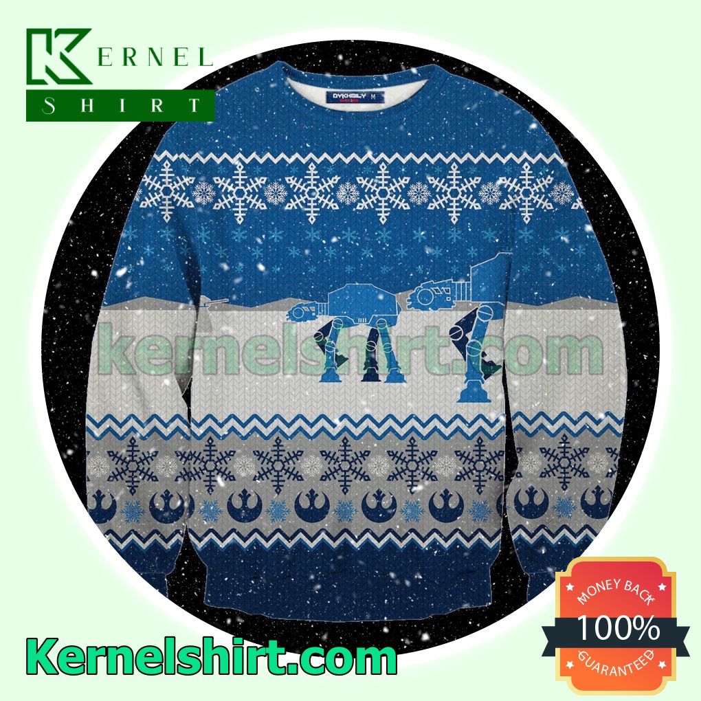 Star Wars Blue Xmas Knitted Sweaters