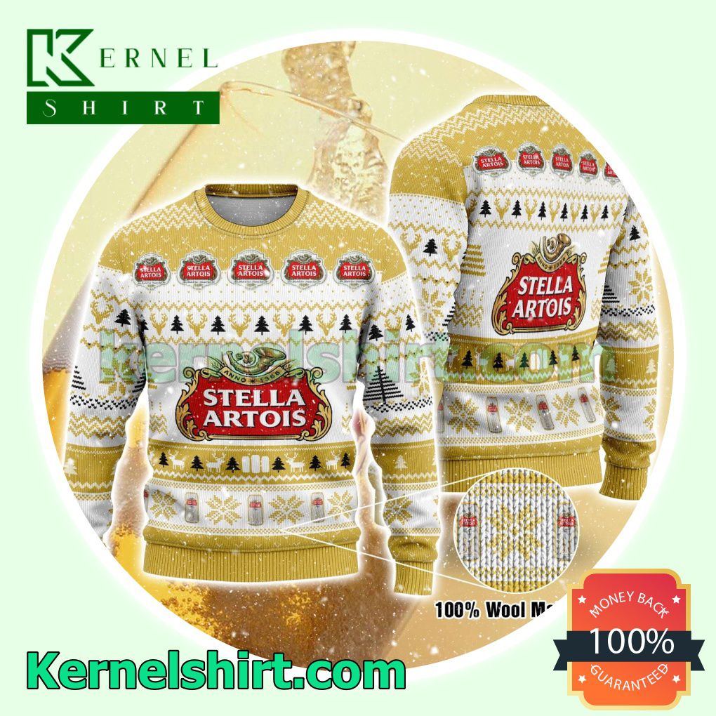 Stella Artois Beer Logo Xmas Knitted Sweaters