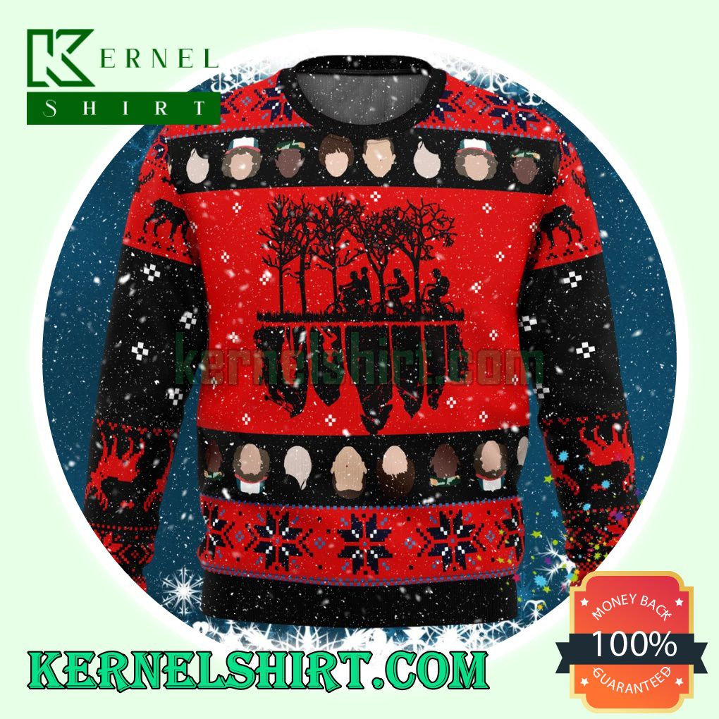 Stranger Things Poster Christmas Sweatshirts