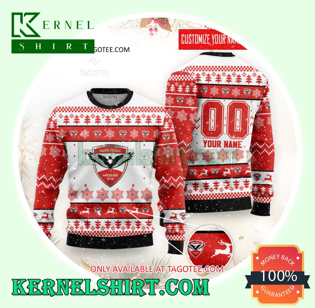 TJ Sokol Nove Veseli Handball Xmas Knit Sweaters