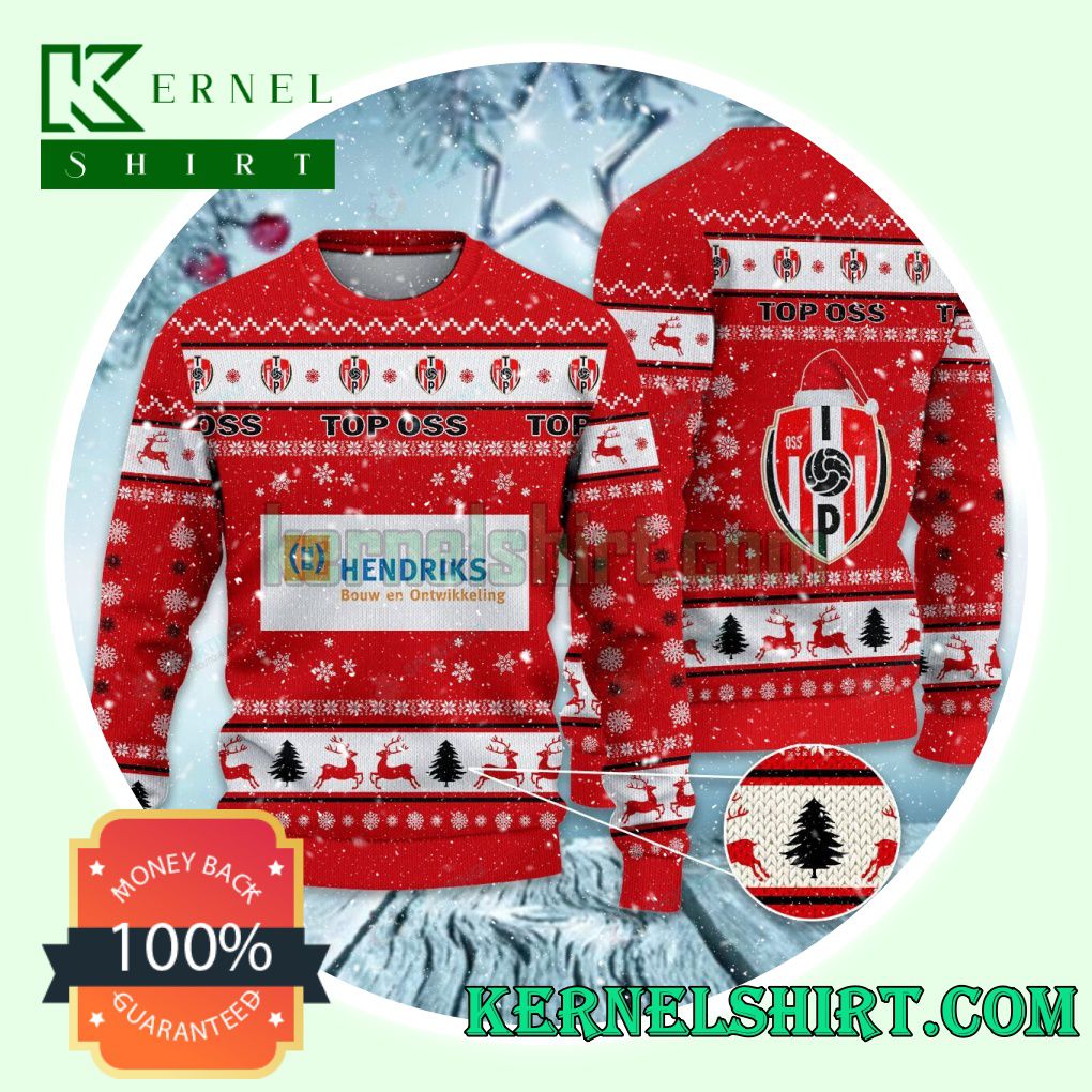 TOP Oss Club Snowflake Xmas Knit Sweaters