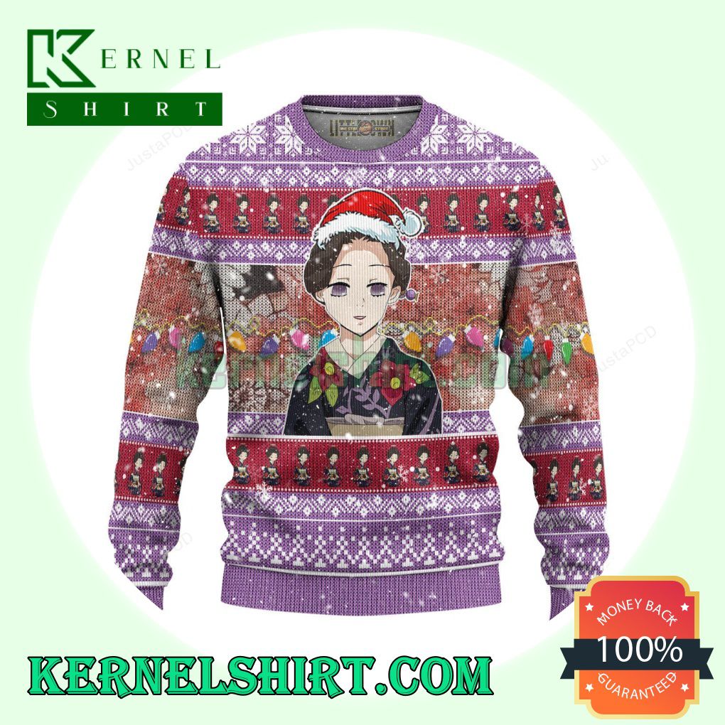 Tamayo Demon Slayer Knitting Christmas Sweatshirts