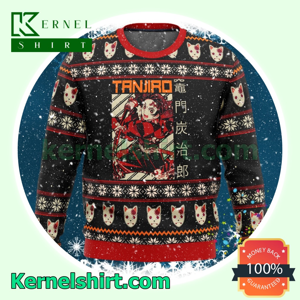 Tanjiro Kamado Demon Slayer Knitted Christmas Jumper