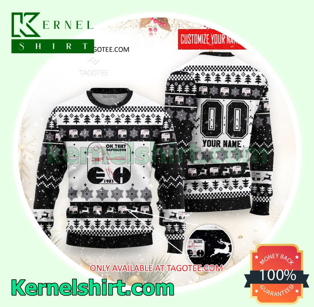 Tent Women Volleyball Club Xmas Knit Sweaters