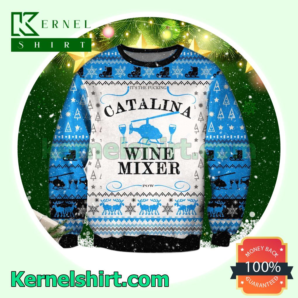 The Catalina Wine Mixer Alcohol Xmas Knitted Sweaters