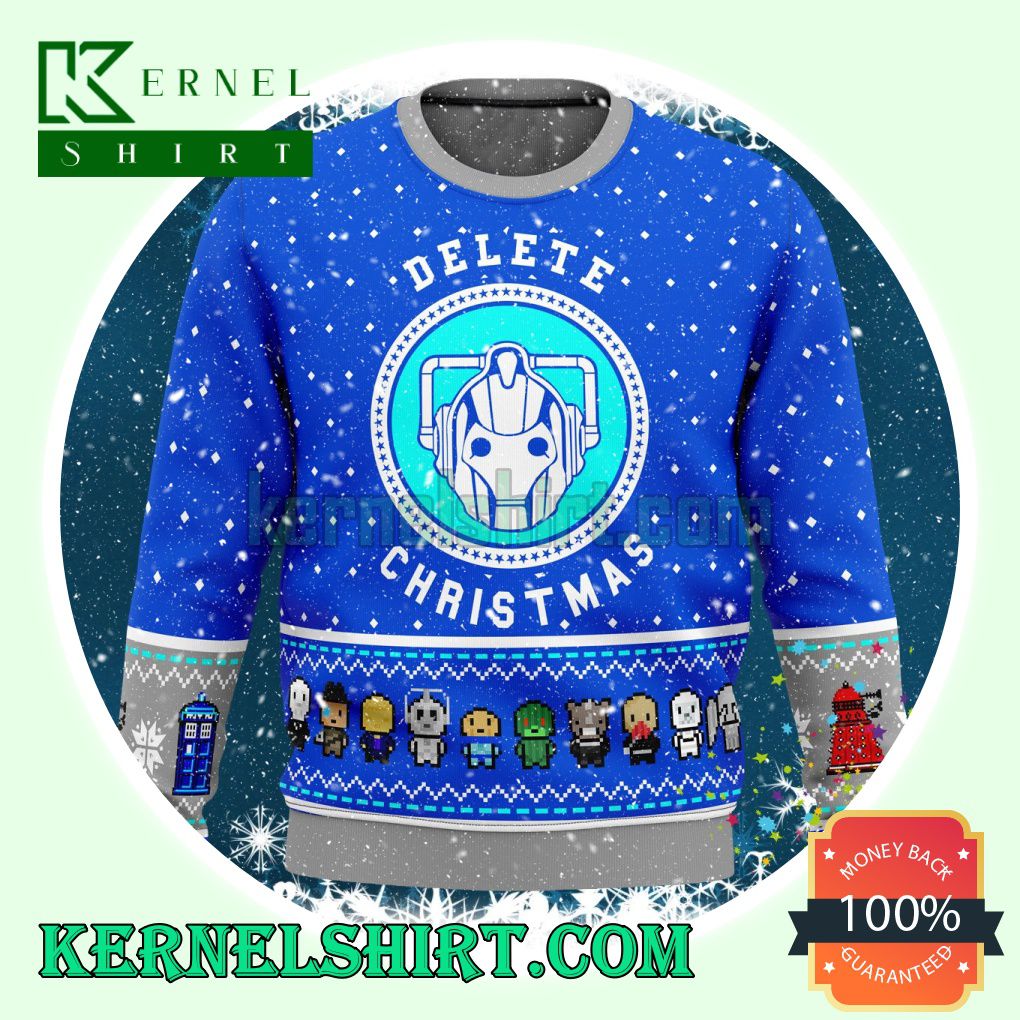 The Daleks Doctor Who Knitting Christmas Sweatshirts