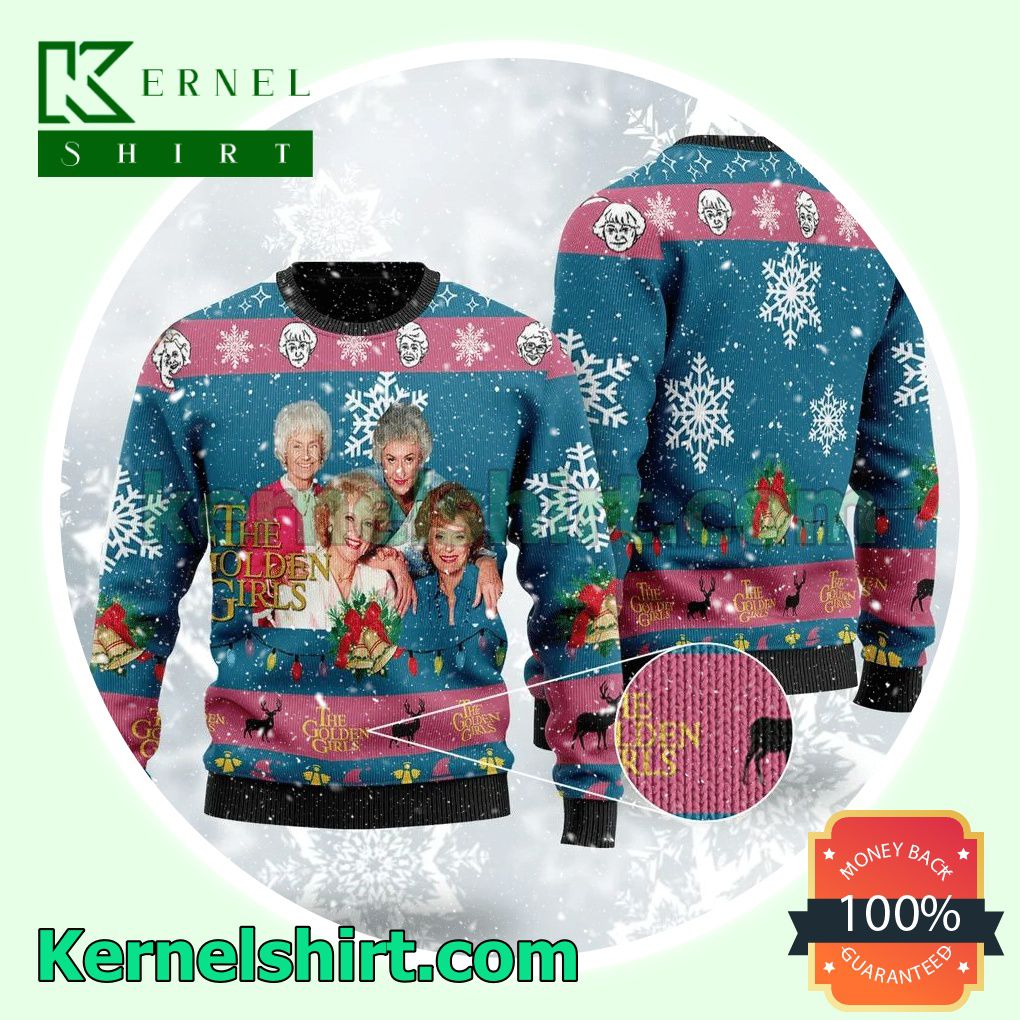 The Golden Girls Snowflake Xmas Knitted Sweaters