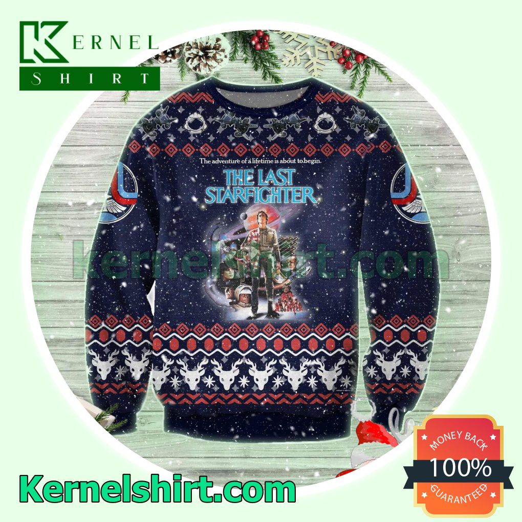 The Last Starfighter Poster Christmas Xmas Knitted Sweaters