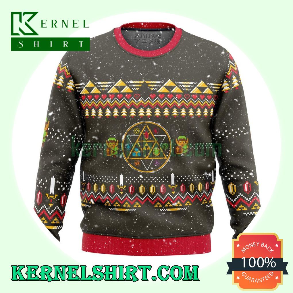 The Legend Of Zelda Rubies Knitting Christmas Sweatshirts