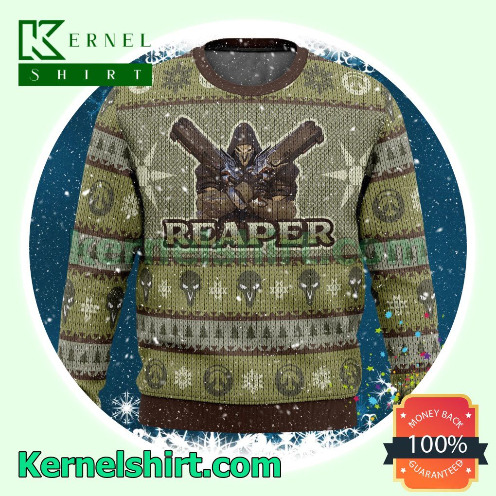 The Reaper Overwatch Xmas Christmas Sweatshirts