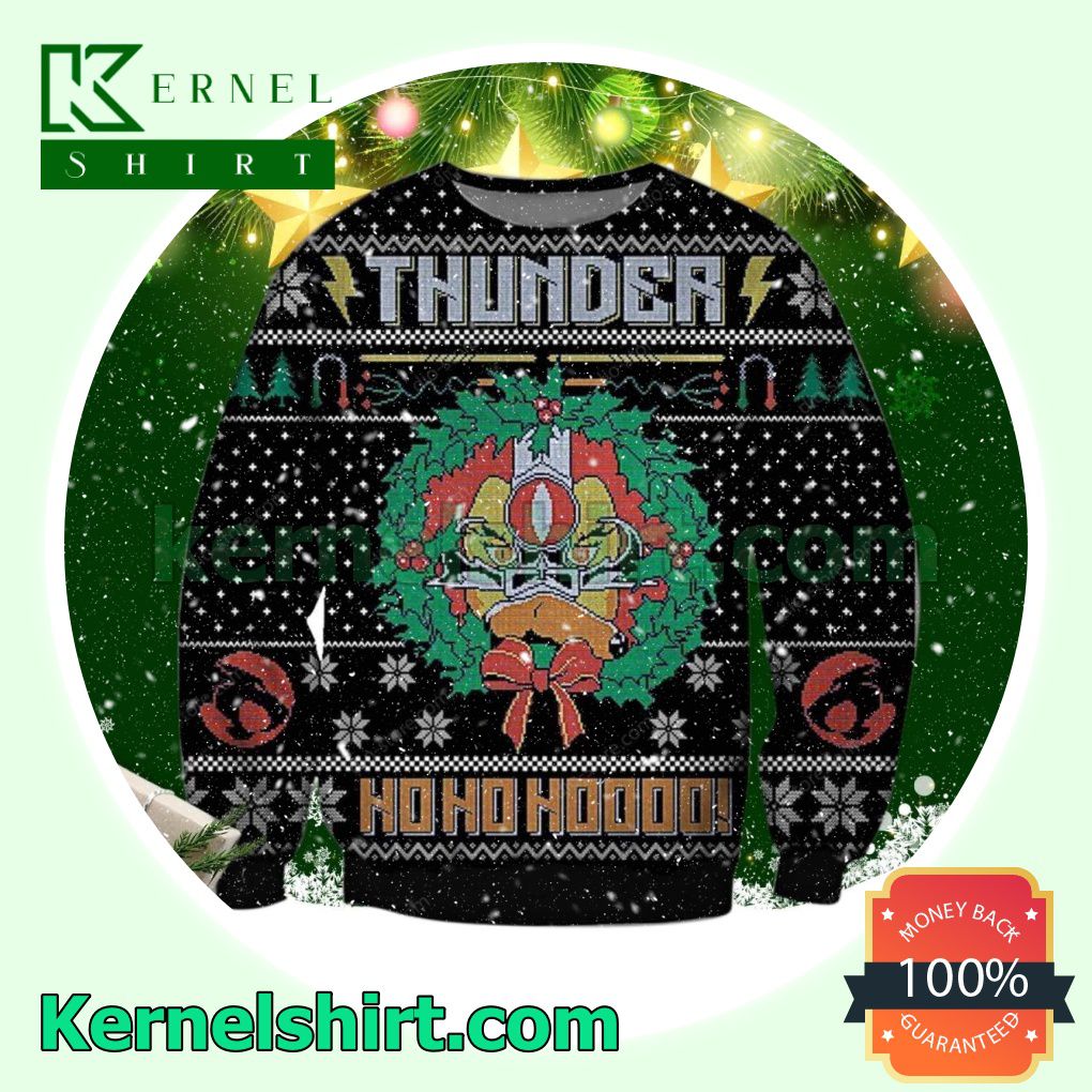 Thunder Ho Ho Ho Thundercats Ho! The Movie Xmas Knitted Sweaters