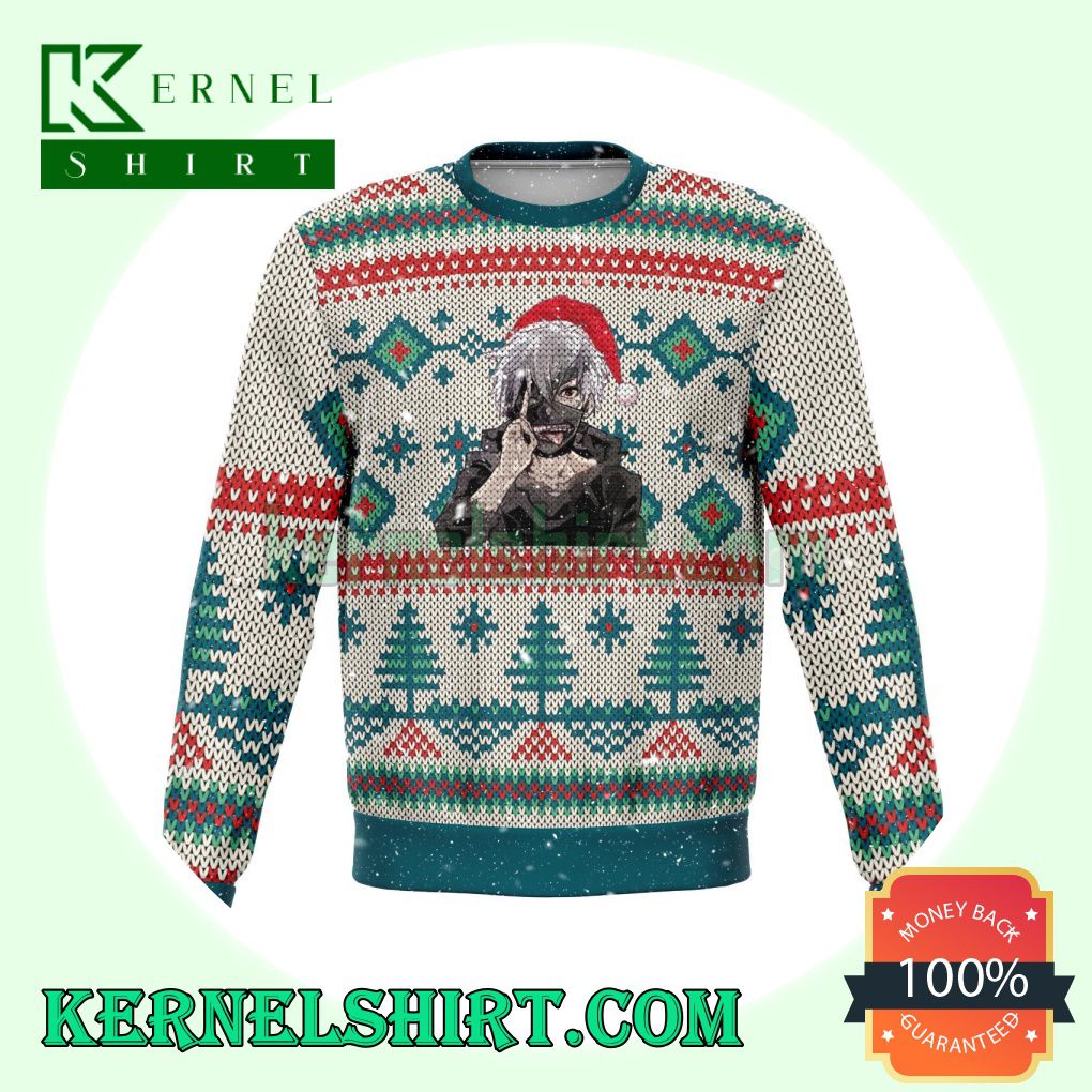 Tokyo Ghoul Manga Anime Knitting Christmas Sweatshirts