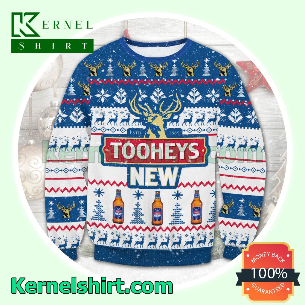 Tooheys New Beer Knitted Christmas Sweatshirts