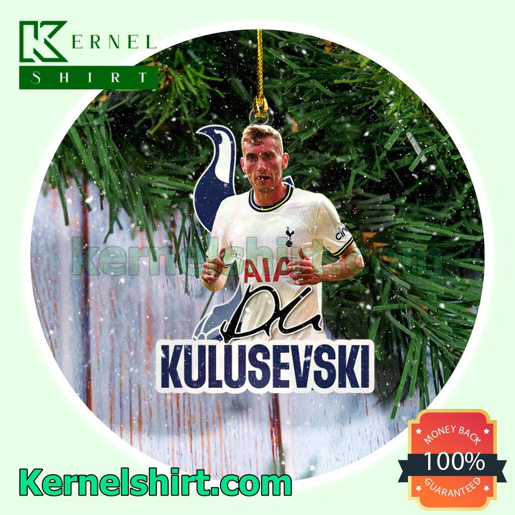 Tottenham - Dejan Kulusevski Fan Holiday Ornaments a