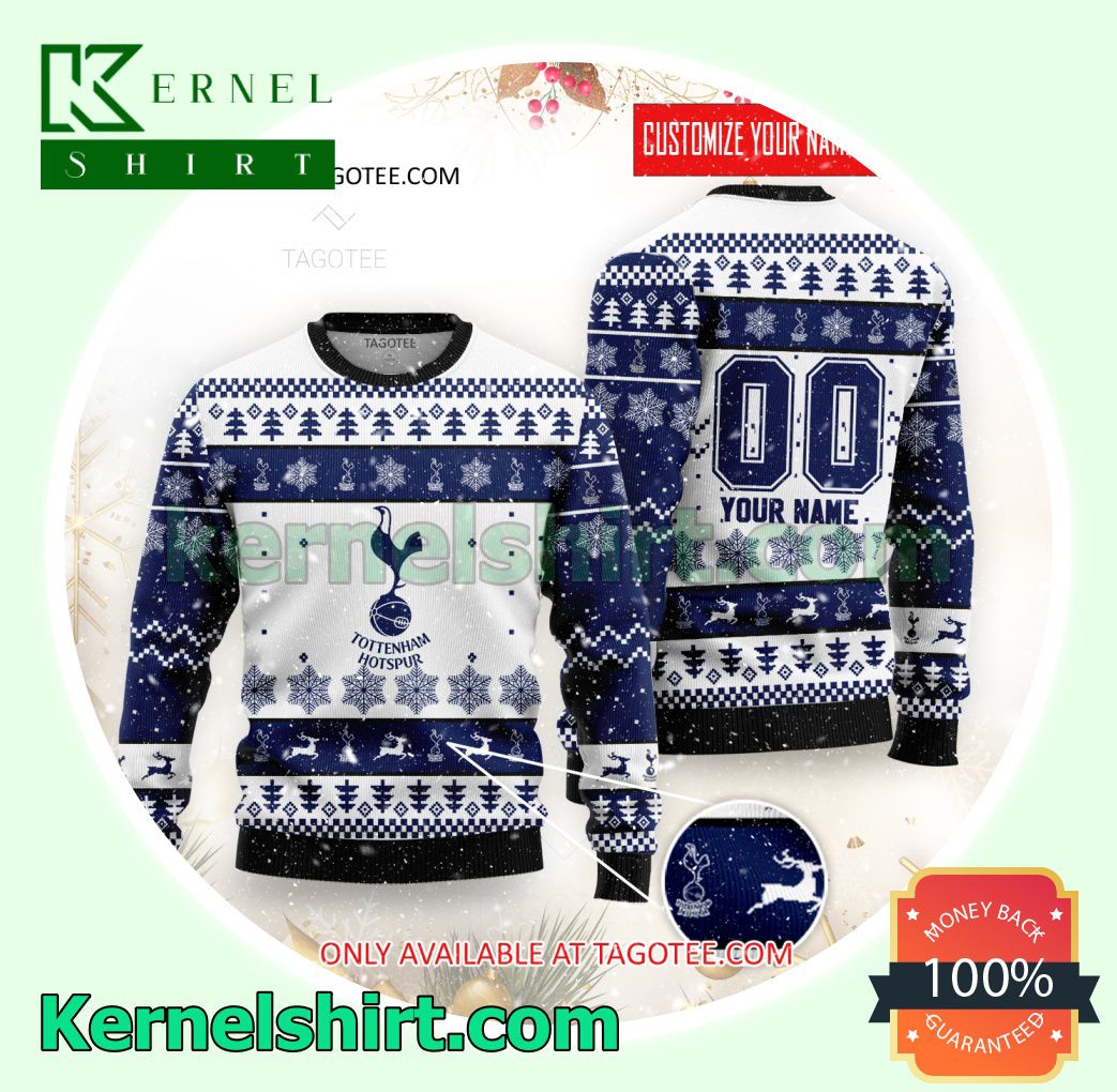 Tottenham Hotspur Logo Xmas Knit Sweaters