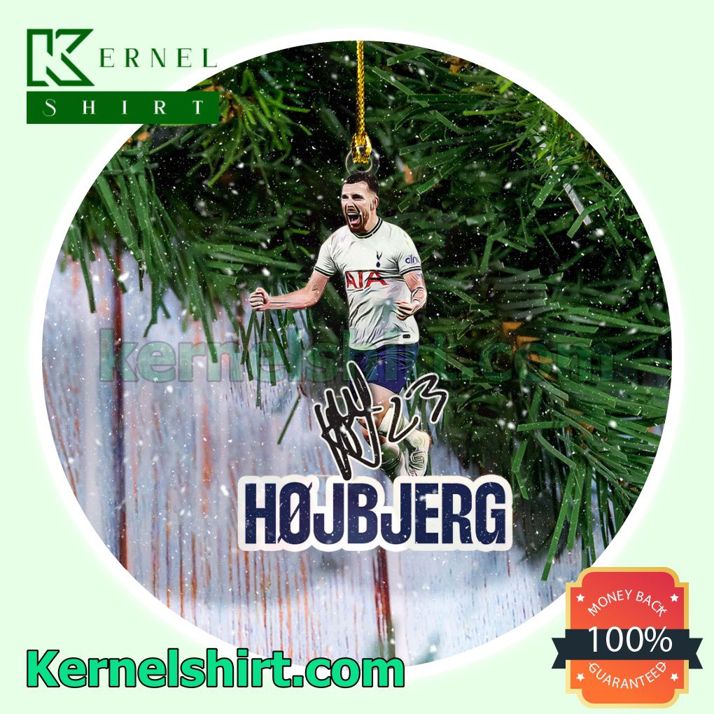 Tottenham - Pierre-Emile Hojbjerg Fan Holiday Ornaments a