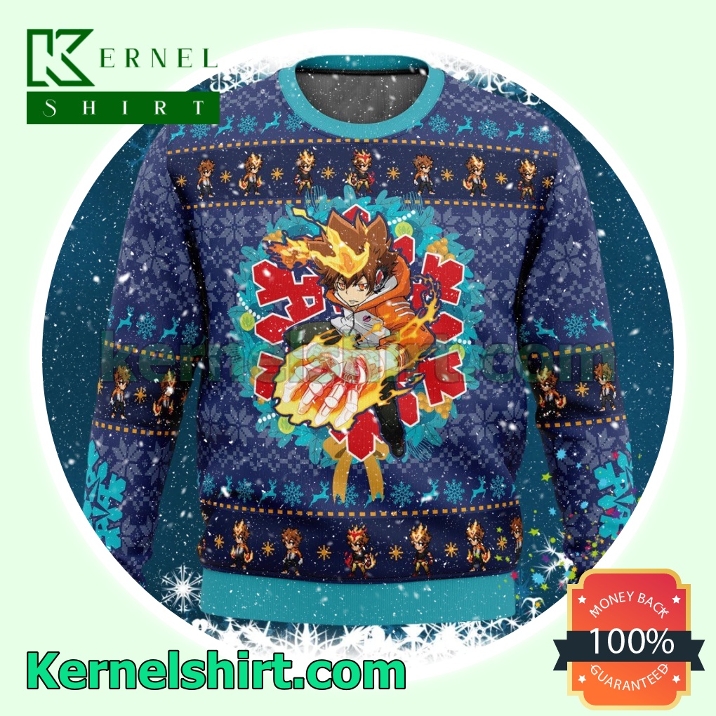 Tsunayoshi Sawada Katekyo Hitman Reborn Anime Knitted Christmas Jumper