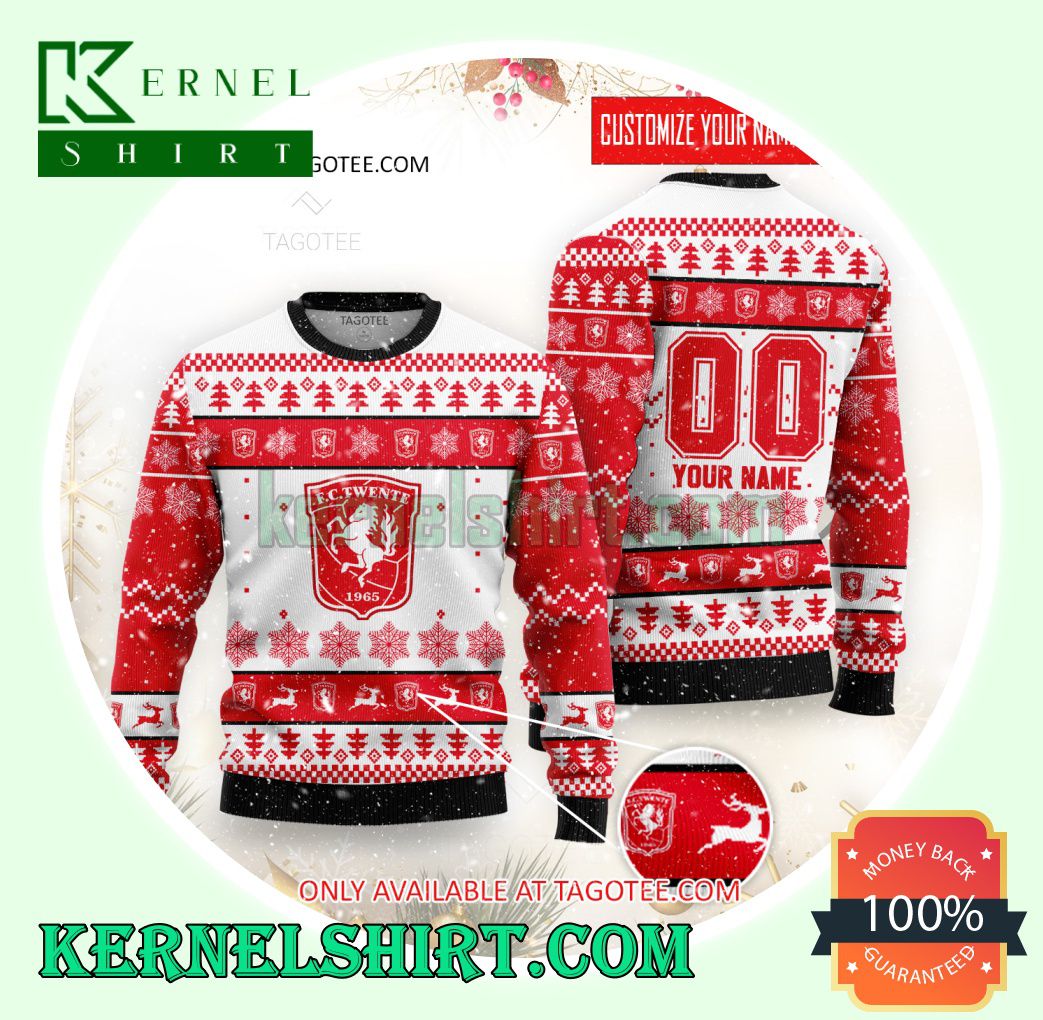 Twente Enschede Logo Xmas Knit Sweaters