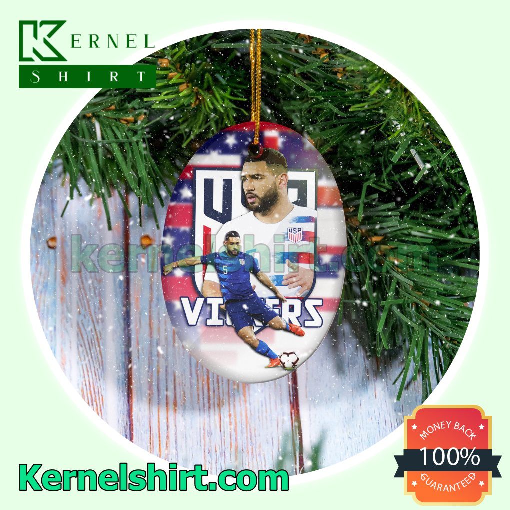 USMNT - Cameron Carter-Vickers Fan Holiday Ornaments