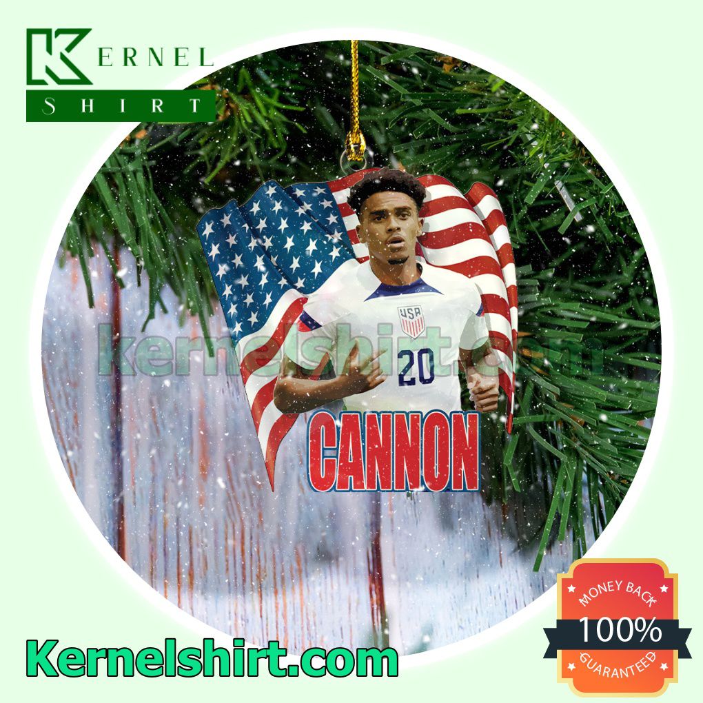 USMNT - Reggie Cannon Fan Holiday Ornaments a
