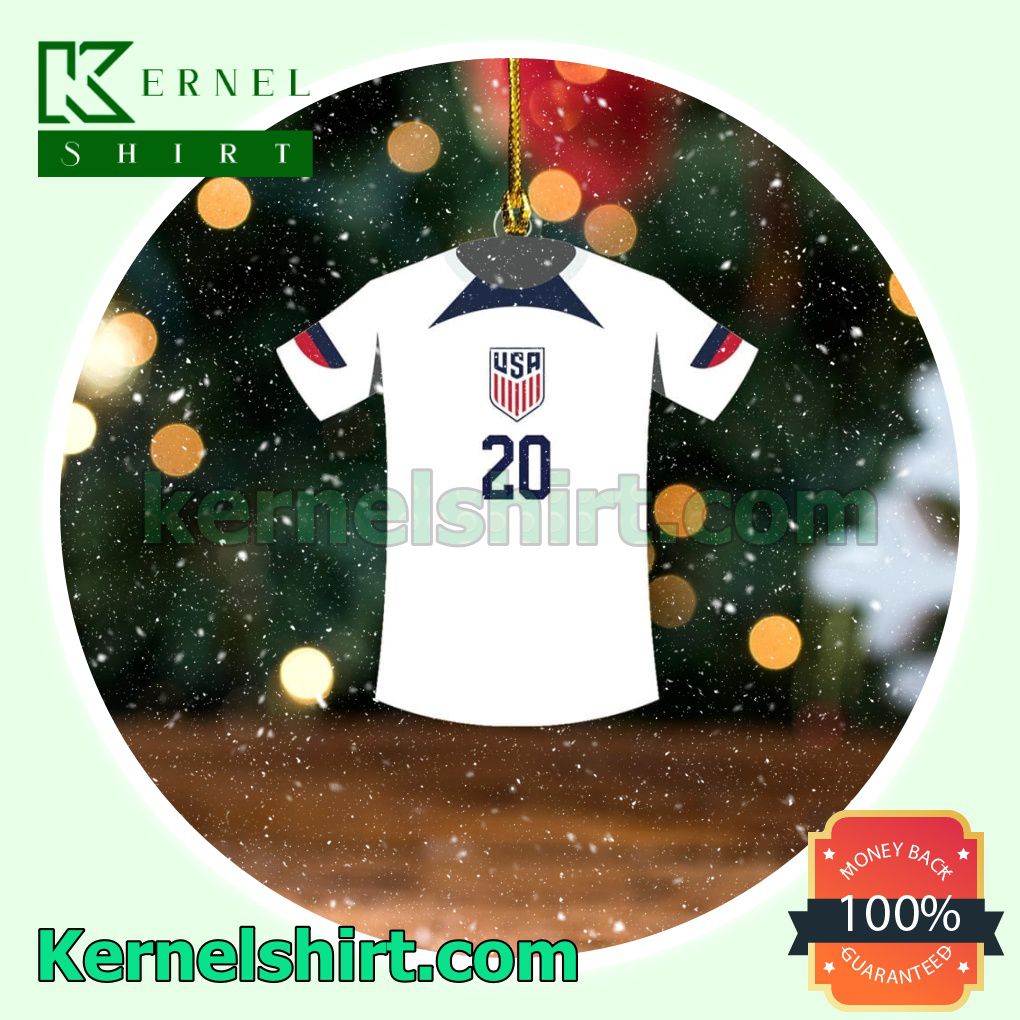 USMNT Team Jersey - Carter-Vickers Fan Holiday Ornaments