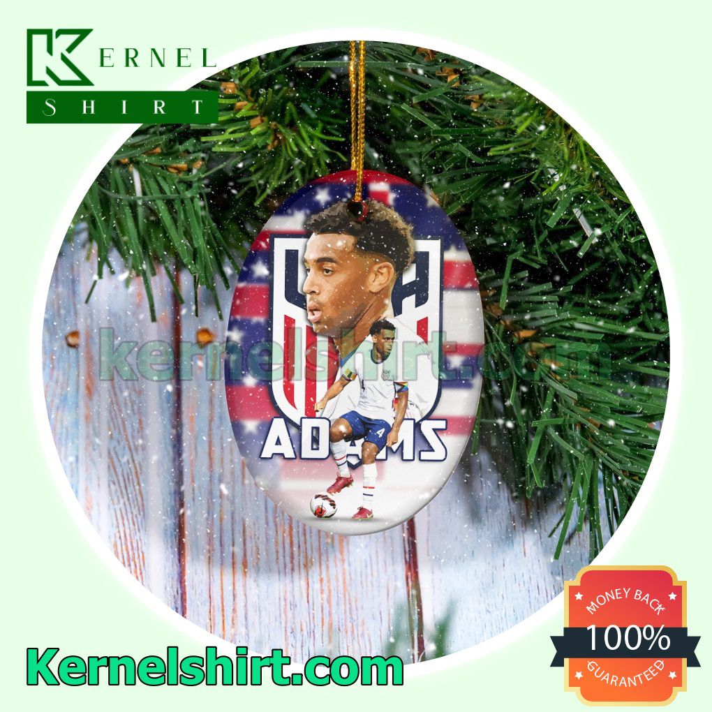 USMNT - Tyler Adams Fan Holiday Ornaments